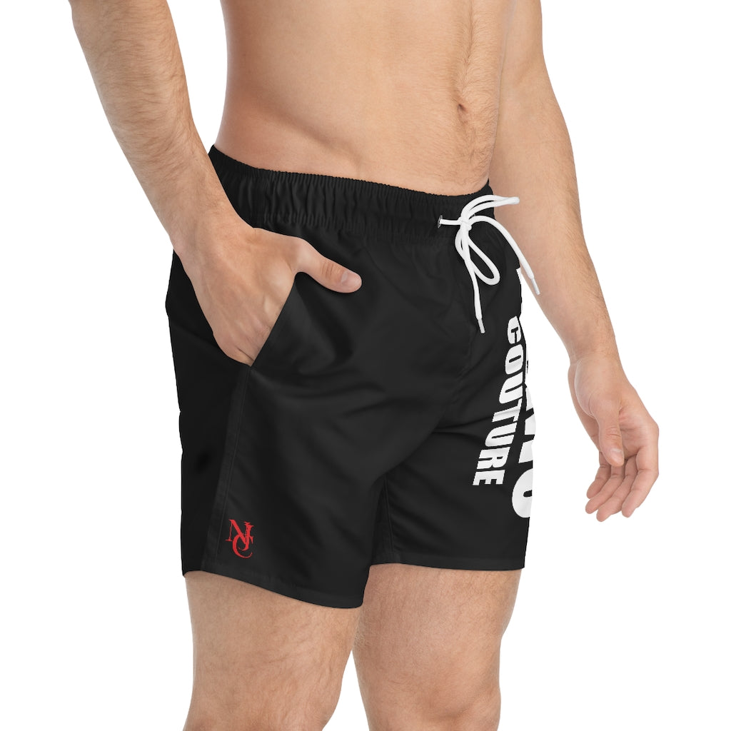 NEMO COUTURE BLACK SWIM TRUNK