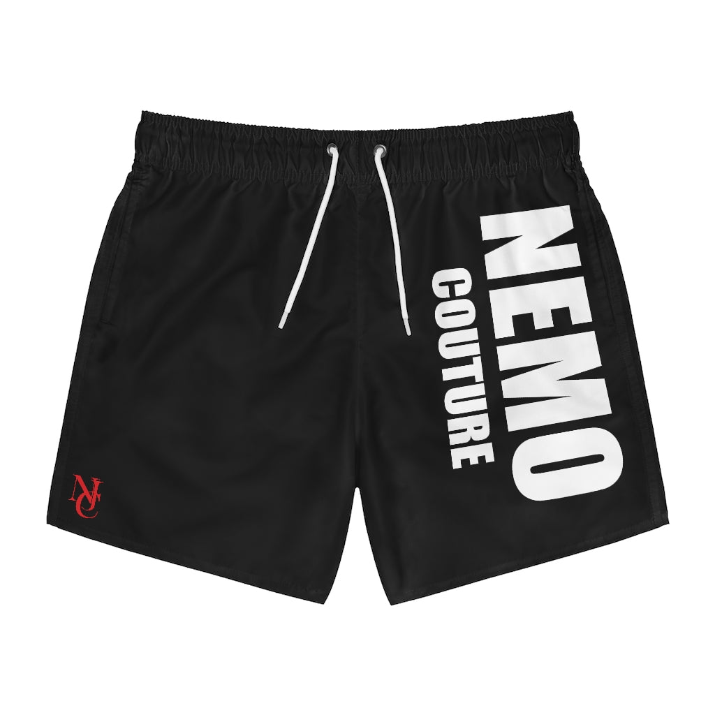 NEMO COUTURE BLACK SWIM TRUNK
