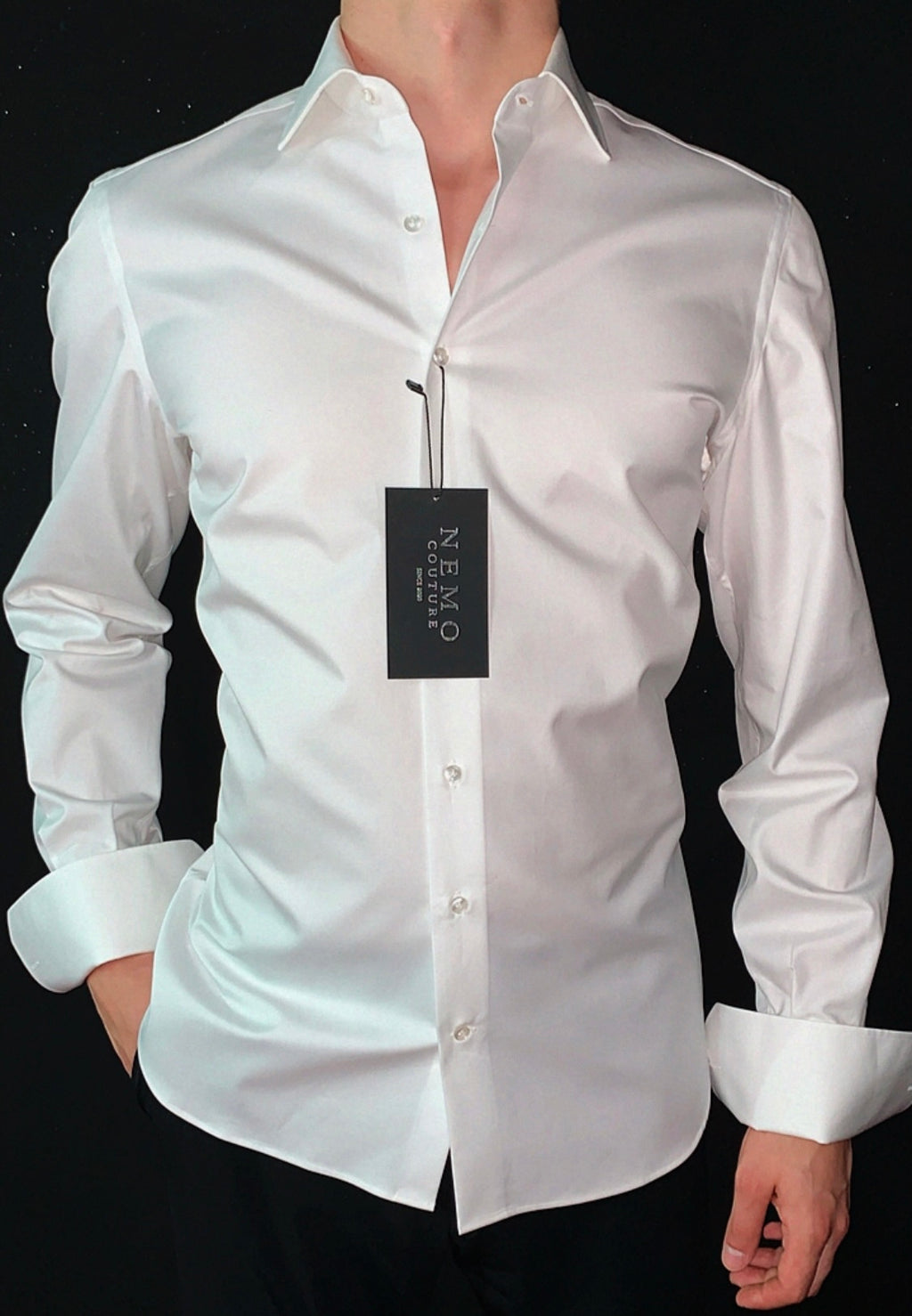 Fina Royal White Regular Fit