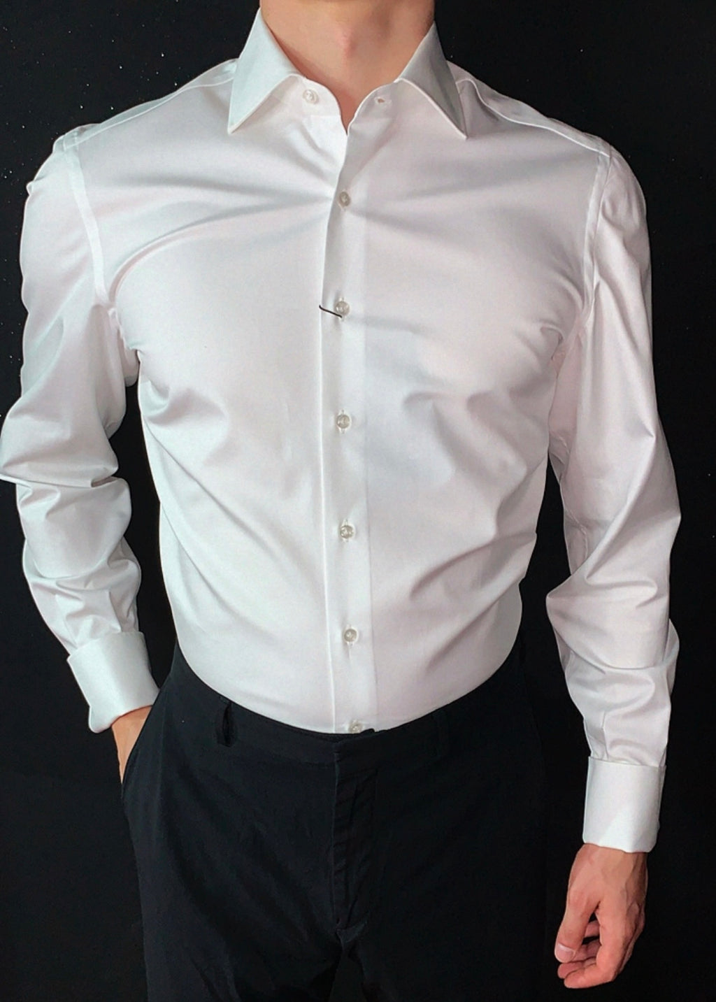 Fina Royal White Regular Fit