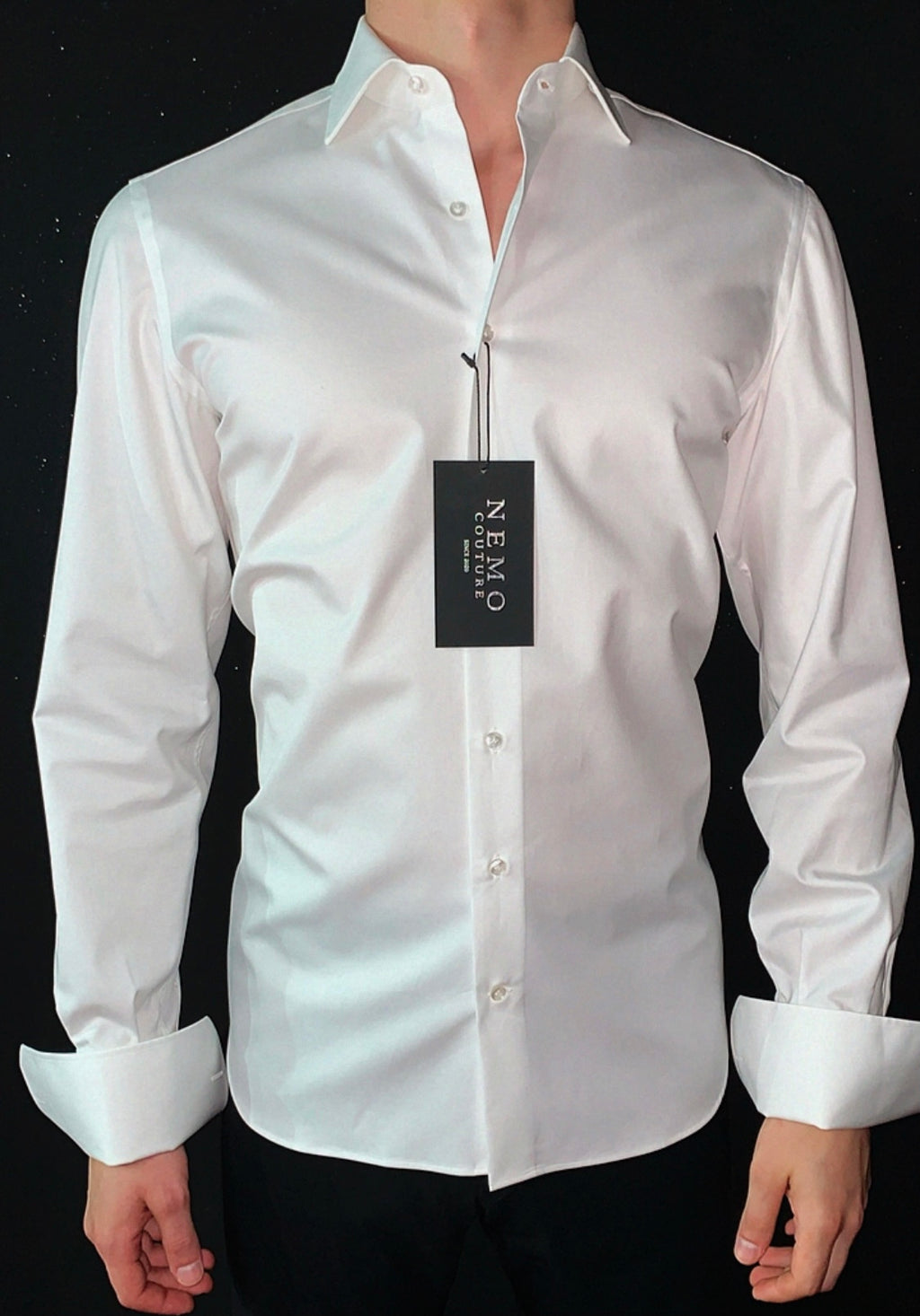 Fina Royal White Regular Fit